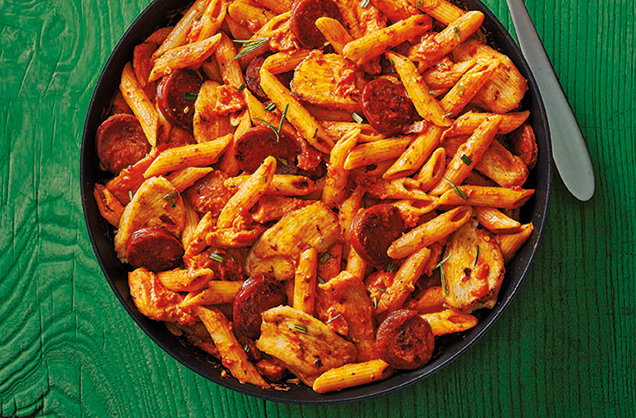 636x418 Tesco Chicken Chorizo Pasta Flavour Kit