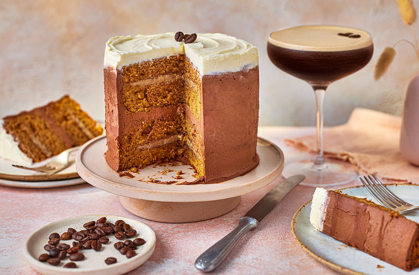 Espresso martini cake recipe
