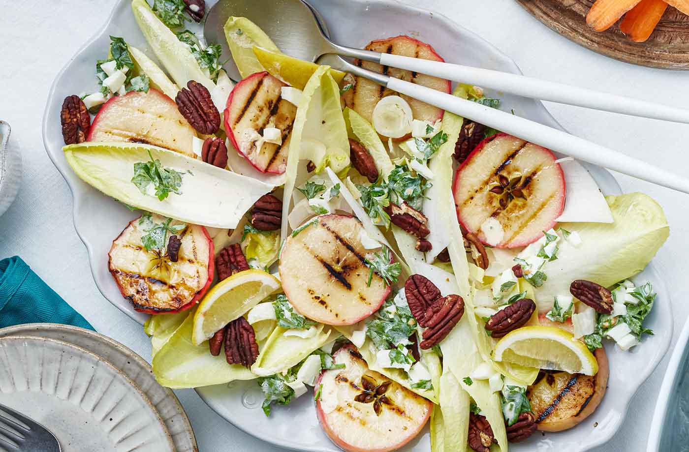 Chicory and red​ apple salad recipe