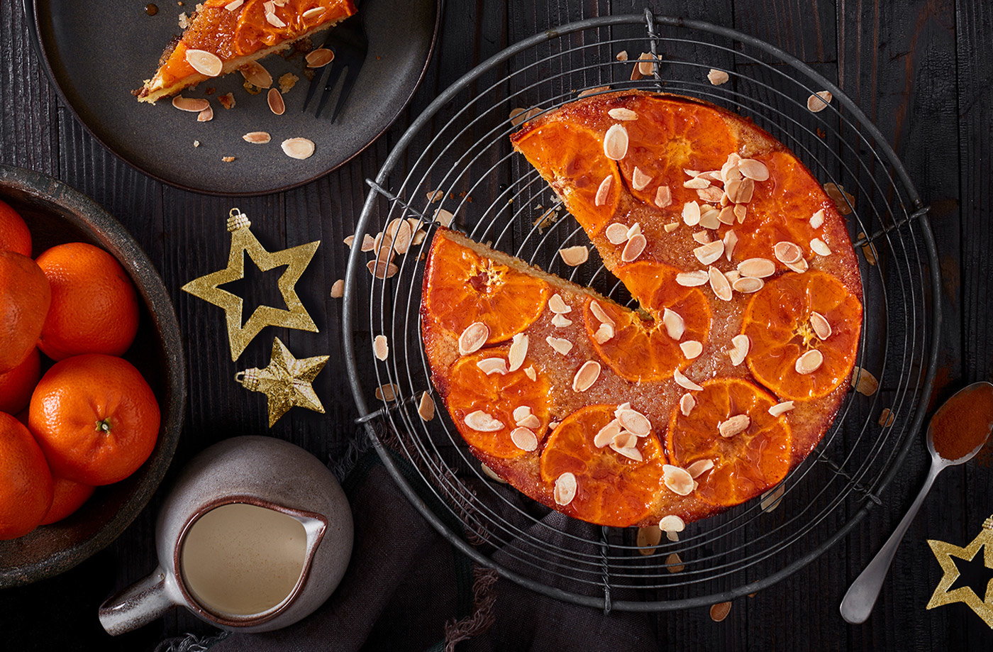 Cinnamon clementine​ upside-down cake​ recipe