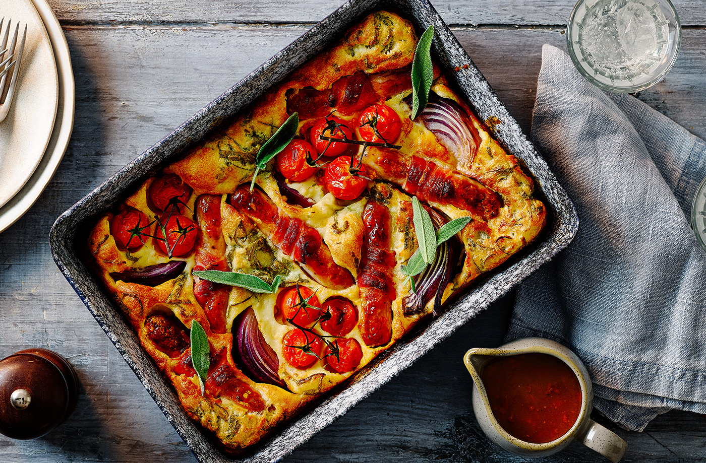 Toad-in-the-hole for 2 recipe