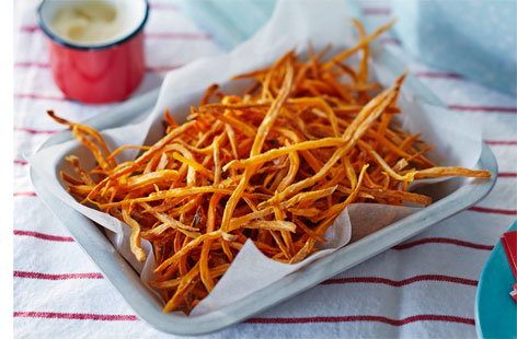 Perfect as a standalone snack or served as part of a foodie feast, these sweet potato fries only require three ingredients and offer a delicious alternative to skinny fries