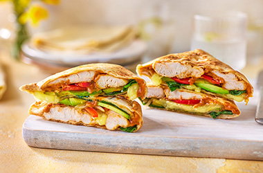 Air-fryer gochujang chicken toastie