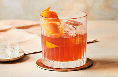 Assam and bourbon old fashioned