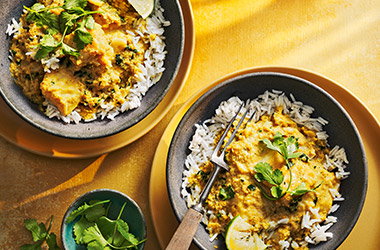 Coconut fish curry