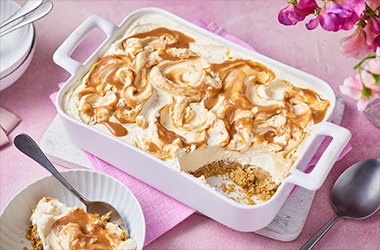 Dulce de leche sharing cheesecake