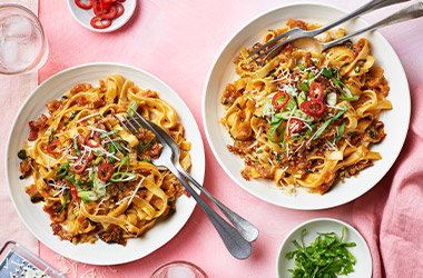 Gochujang carbonara