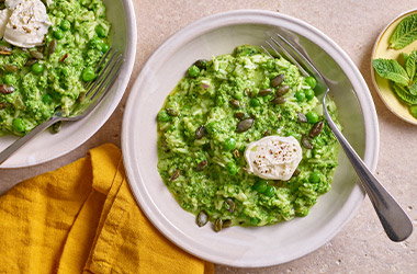 Green veg risotto