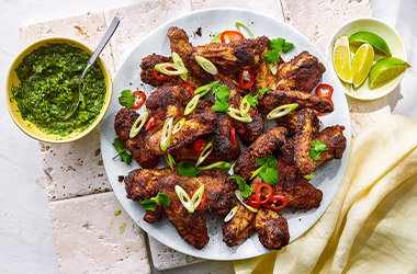 Gunpowder chicken wings