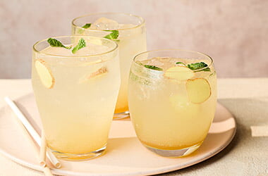 Homemade ginger beer