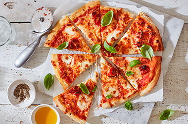 Margherita pizza