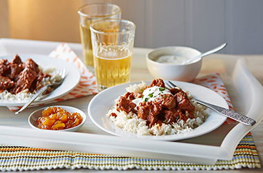 One-pan lamb rogan josh
