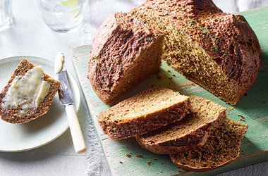 Slow-cooker soda bread with spring herbs