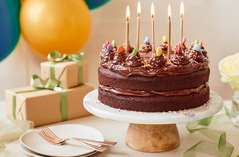 How to bake a 1-hour chocolate birthday cake