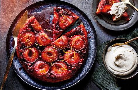 Finish off your Christmas dinner in style with a festive spin on the classic tarte tatin