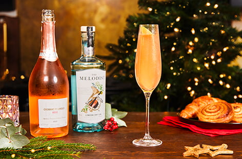 Try this baby pink celebratory drink as an alternative to Bucks Fizz on Christmas morning or to help see in the New Year