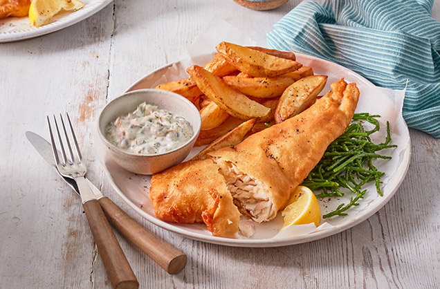 Crispy battered fish, chunky chips and homemade tartare sauce, what's not to love?