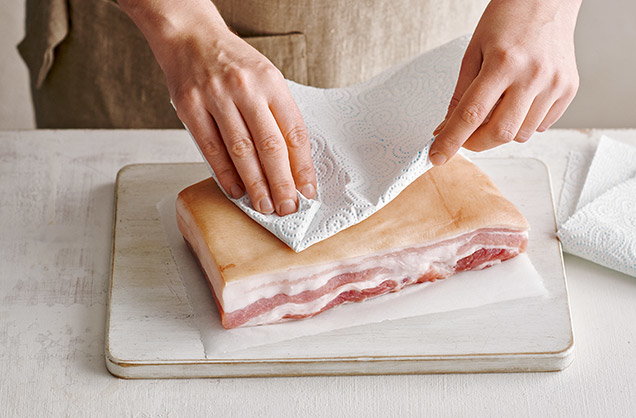 Drying the meat