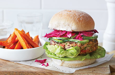 If you’re looking for an easy and healthy vegetarian burger recipe then look no further