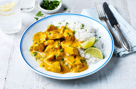 With a few clever ingredient swaps this creamy chicken korma is just as delicious but much better for you. Enjoy this as a healthy takeaway alternative.