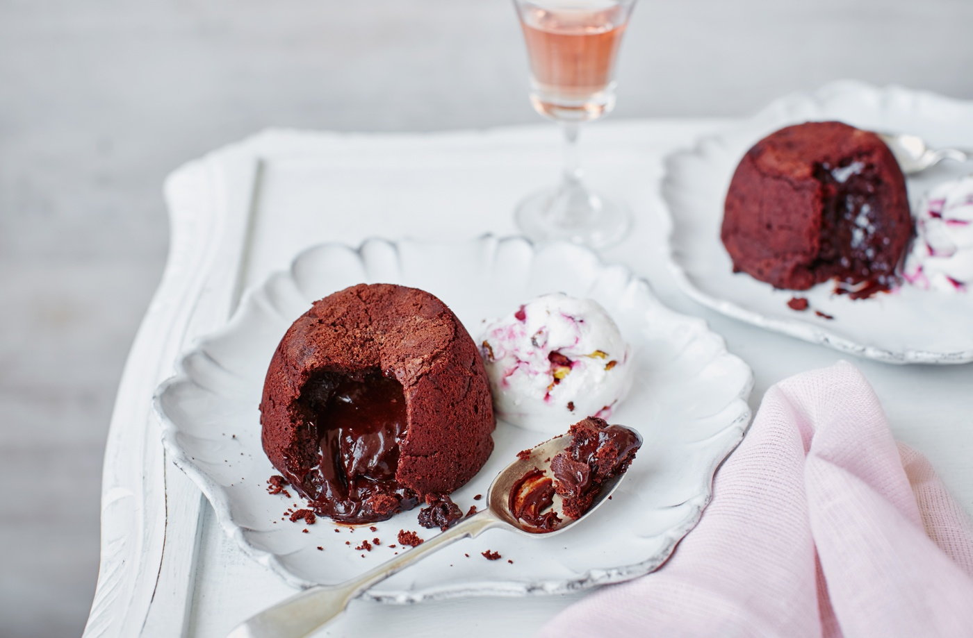 Smoked salt chocolate fondant recipe