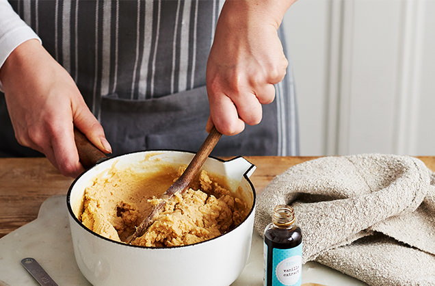 Beat the mixture