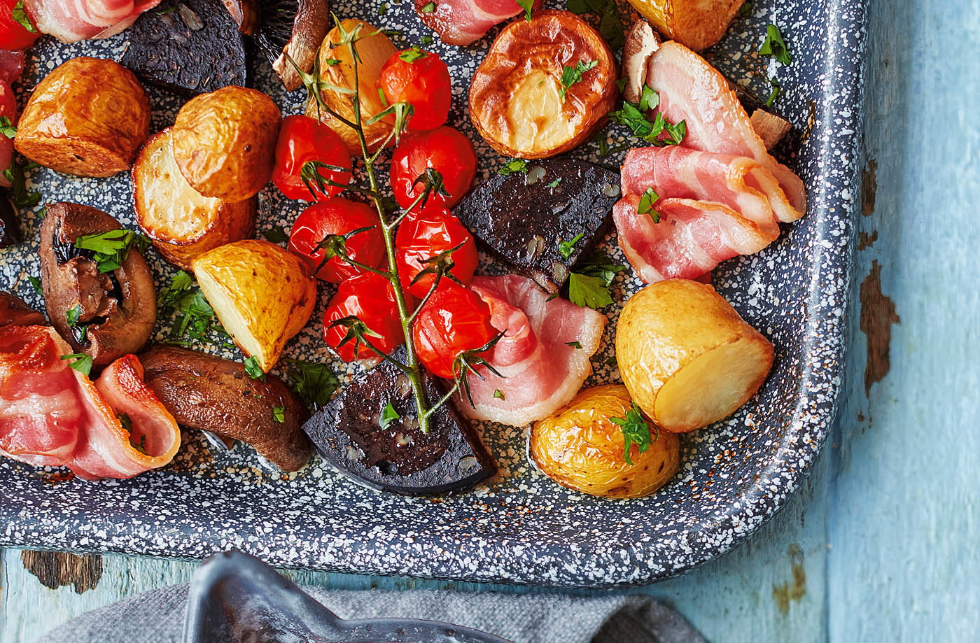 One-tray full English recipe