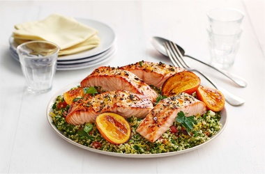 Ali's 'tricked you' citrus salmon