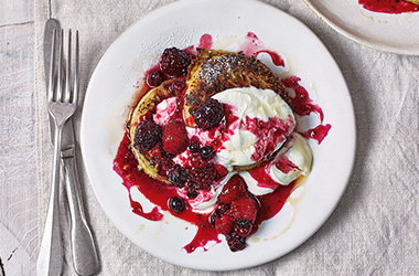 Crumpet French toast