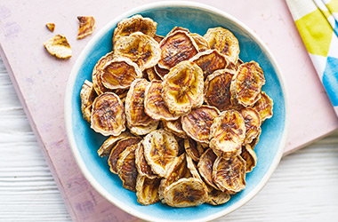 Ginger banana chips