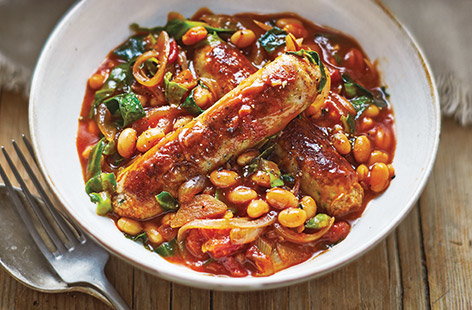 Sausage and bean stew