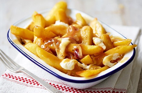 Try our version of this Canadian snack - a delicious combination of chips, gravy and mozzarella