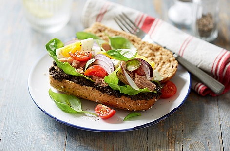 The baguette sandwich is one French dish we can all master - try this gorgeously healthy version