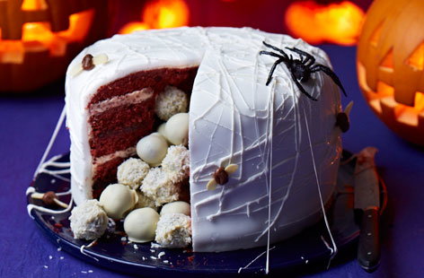Spider's nest cake