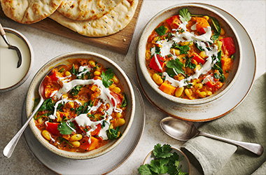 Slow-cooker tikka masala-style beans