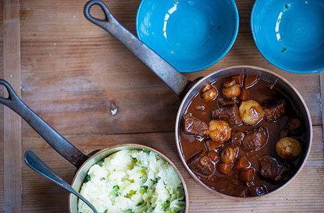  A warming dish that everyone will enjoy, Shaun Hill’s Beef stew recipe with mash and leeks will soon become your family’s favourite.  